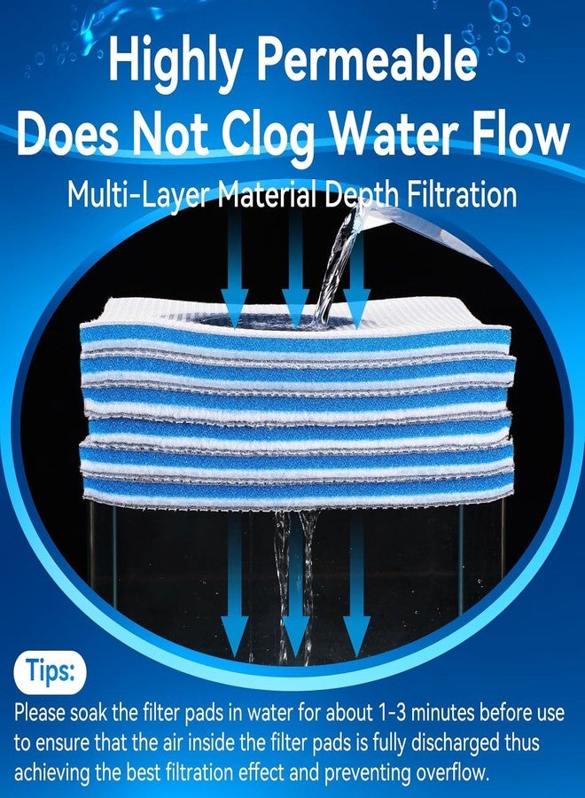 VAYINATO® (Pack of 4) Upgraded 8D Multi Layer 30 * 10 Cm Reusable Aquarium and Koi Pond Filter Media Sponge for Cyrstal Clear Water | No Clog | Washable by Petzlifeworld - Image 5